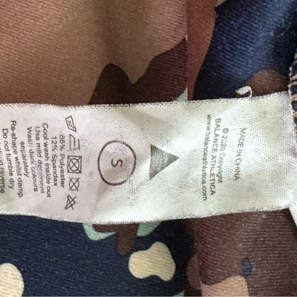 Balance Athletica Vitality Camo Leggings and sports bra size small - Picture 10 of 11